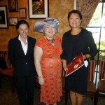 12 - Sandrine & Mgr. Sophia of Cartier Waterside Store presenting complimentary copies of Cartier Magazine